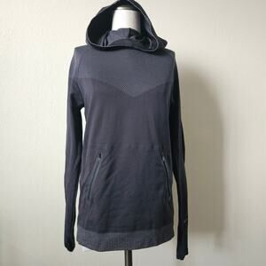 Nike Womens Luxe Seamless Funnel Running Hooded Top Small